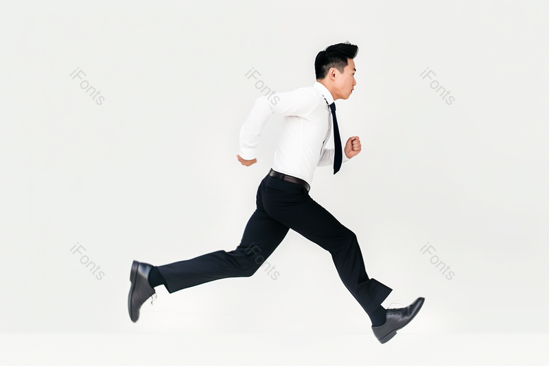 商务男性夸张奔跑效果图,高清,摄影图,摄影图片,图片大全,摄影图免费下载